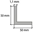 Cezar Brown Plastic PVC Corner 90 Degree Angle Trim Wall Corner Guard Edge Protector Waterproof Profile, 8' (Corner Angle 2' x 2') (Set of 6)