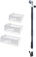 Professional Aluminum Alloy Drywall Taping Tools - Flat Box with 41'-54' Handle, Quick Clean 12' Mud Knife for Easy Application & Seamless Finishing