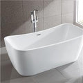 67 in. Arles Freestanding Bathtub White