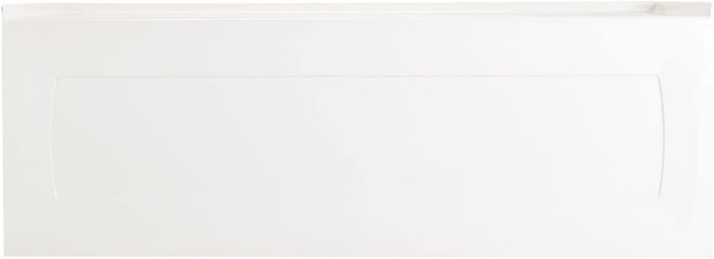 Signature Hardware 446975 Bradenton 60' Three Wall Alcove Acrylic Soaking Tub with Pre-Drilled Overflow Hole