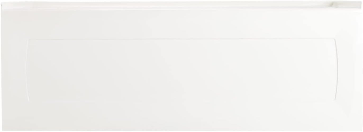 Signature Hardware 446975 Bradenton 60' Three Wall Alcove Acrylic Soaking Tub with Pre-Drilled Overflow Hole