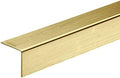 Cezar Gold Plastic PVC Corner 90 Degree Angle Trim Wall Corner Guard Edge Protector Waterproof Profile (Corner Angle 3/4' x 3/4', 8') (Set of 6)