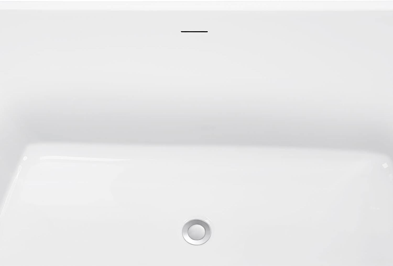 67' 100% Acrylic Freestanding Bathtub??Contemporary Soaking Tub??White Bathtub