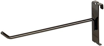 Only Garment Racks 8' Gridwall Hooks for Grid Panel Displays - 96 Pcs Box - Heavy Duty - Black Color