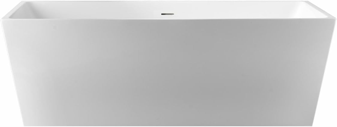 Vintage Tub & Bath Jasmine 67 Inch Acrylic Double Ended Freestanding Tub
