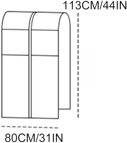 Large Capacity Garment Bag 44' Rack Cover with PVC Window, Blue - 71x44in Wardrobe Storage Solution for Single Pole Hanger, Dustproof & Durable Protector