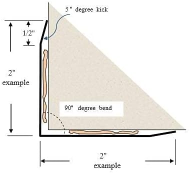 1 1/2' x 1 1/2' x 48' Stainless Steel Corner Guard, Includes Adhesive, Pack of 10 Units