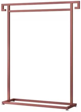 Clothing Display Rack, Floor Standing Garment Rack Heavy Duty Clothes Rack Used for Retail Clothing Stores (Gold 130x40x160cm)