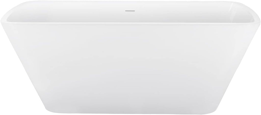 67' 100% Acrylic Freestanding Bathtub??Contemporary Soaking Tub??White Bathtub