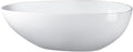 Vanity Art 59' x 31' Flatbottom Freestanding Solid Surface Resin Stone Bathtub | Contemporary Design Soaking Tub with Overflow and Pop-up Drain, UPC Certified, VA6913-GS