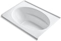 Kohler K-1113-R-0 5 ft. Drop-In Acrylic Soaking Bathtub w/Right Hand Drain White