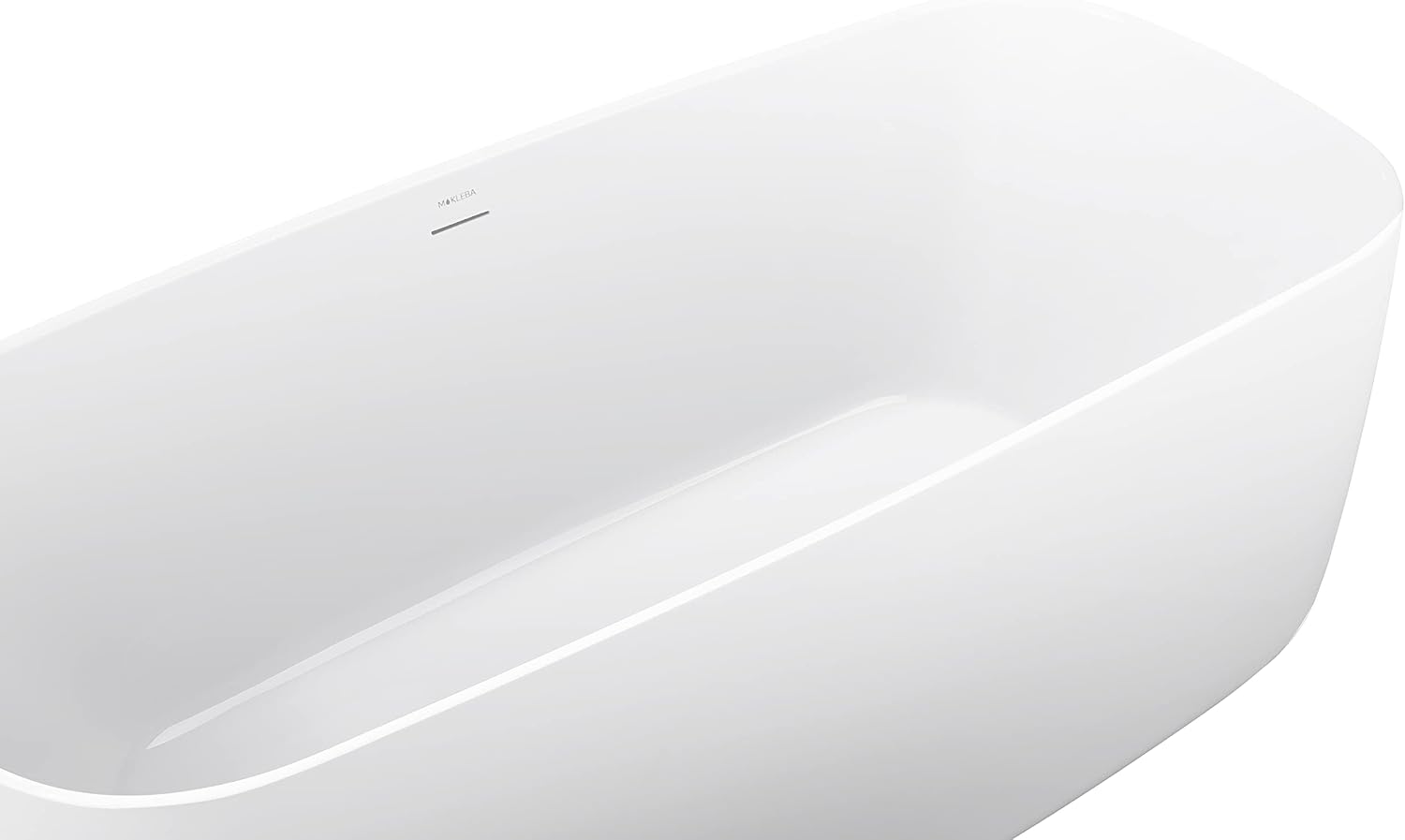 59' 100% Acrylic Freestanding Bathtub??Contemporary Soaking Tub??White Bathtub