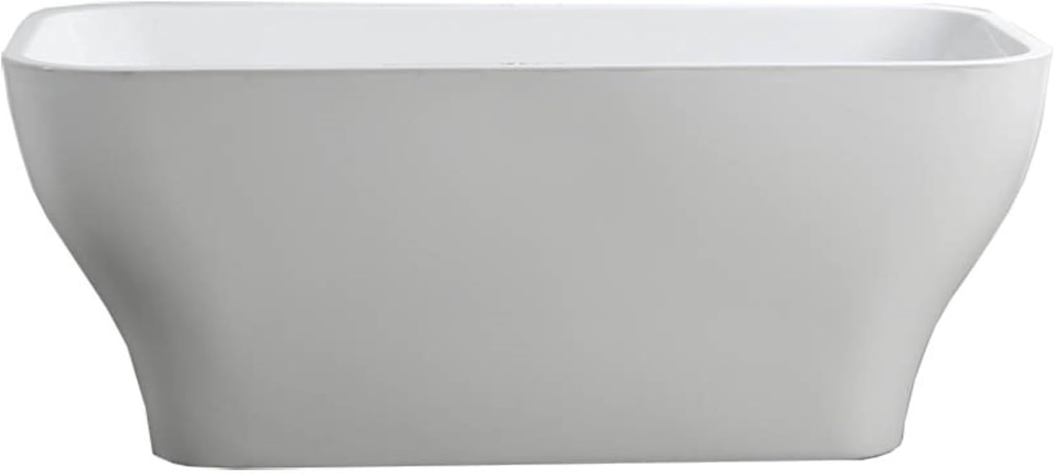 BA6829 Novara 59 inch Freestanding Bathtub in Glossy White