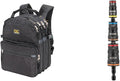 Custom Leathercraft 75-Pocket Tool Backpack and Klein 7-in-1 Impact Flip Socket Set with Nut Driver and Bit Holding