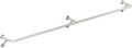 Clothing Rack Wall Mounted Garment Rack, Heavy Duty Stainless Steel Creative Clothes Rail Hanging Rod, Boutique Clothes Store Display Shelf, 8 Size,180cm
