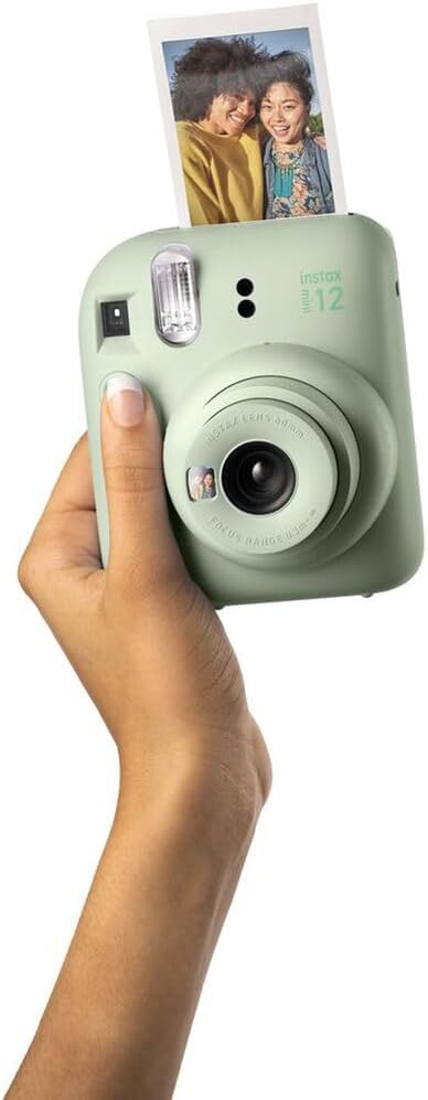 FUJIFILM INSTAX MINI 12 Film Camera Mint Green Bundle with Instant Film- 80 Photo Sheets with Camera Case and Accessories Ideal Gift for Kids, Teenage Girl & Adults