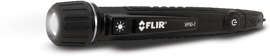 FLIR VP50-2 CAT IV Voltage Detector with Light and Beeper Alarms + Klein Tools 6pc Ratcheting Magnetic Nut Driver Set