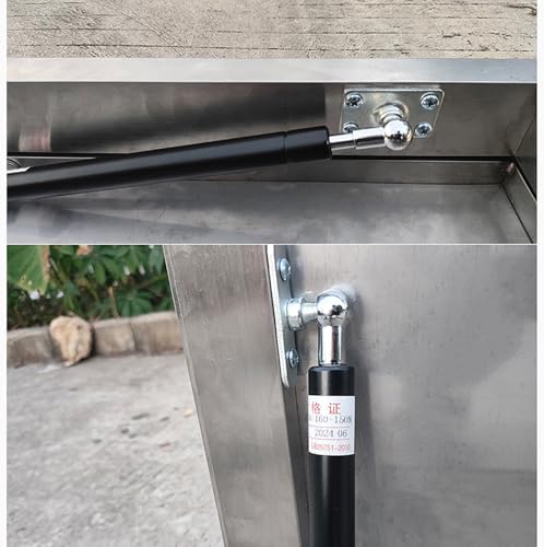 Rooftop Access Hatch Cover Plate - Steel Wellhead Lid for Industrial & Commercial Use, Roof Deck Hatch with Door Latch, 39.4x39.4IN (100x100CM)
