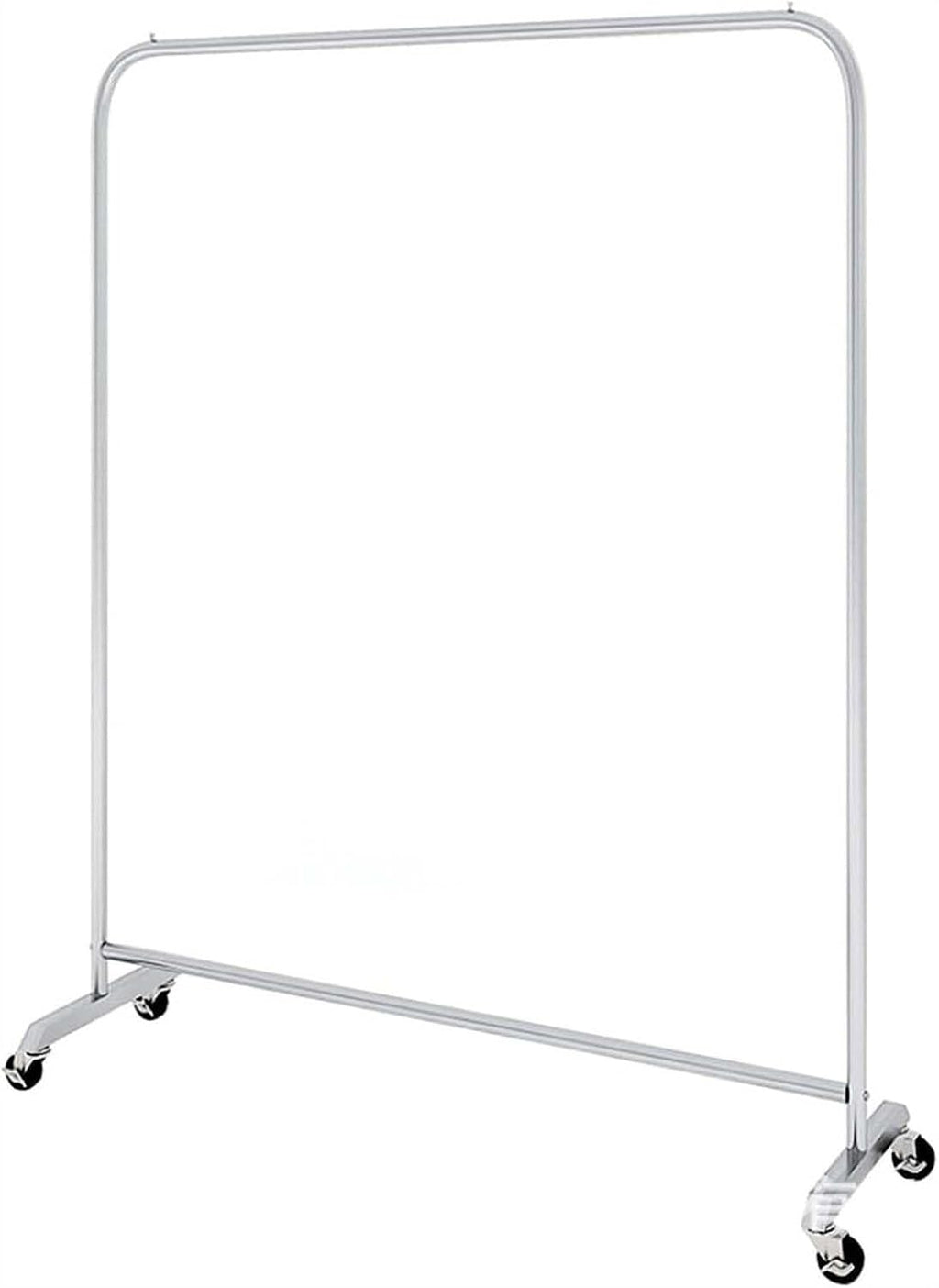 Clothes Rack Hat Rack Stainless Steel Hanger Garment Rack Heavy Duty Clothes Rack for Hanging Clothes Retail Display Clothing Movable Hanger Suitable for Commercial Boutique (Silver 120CM)
