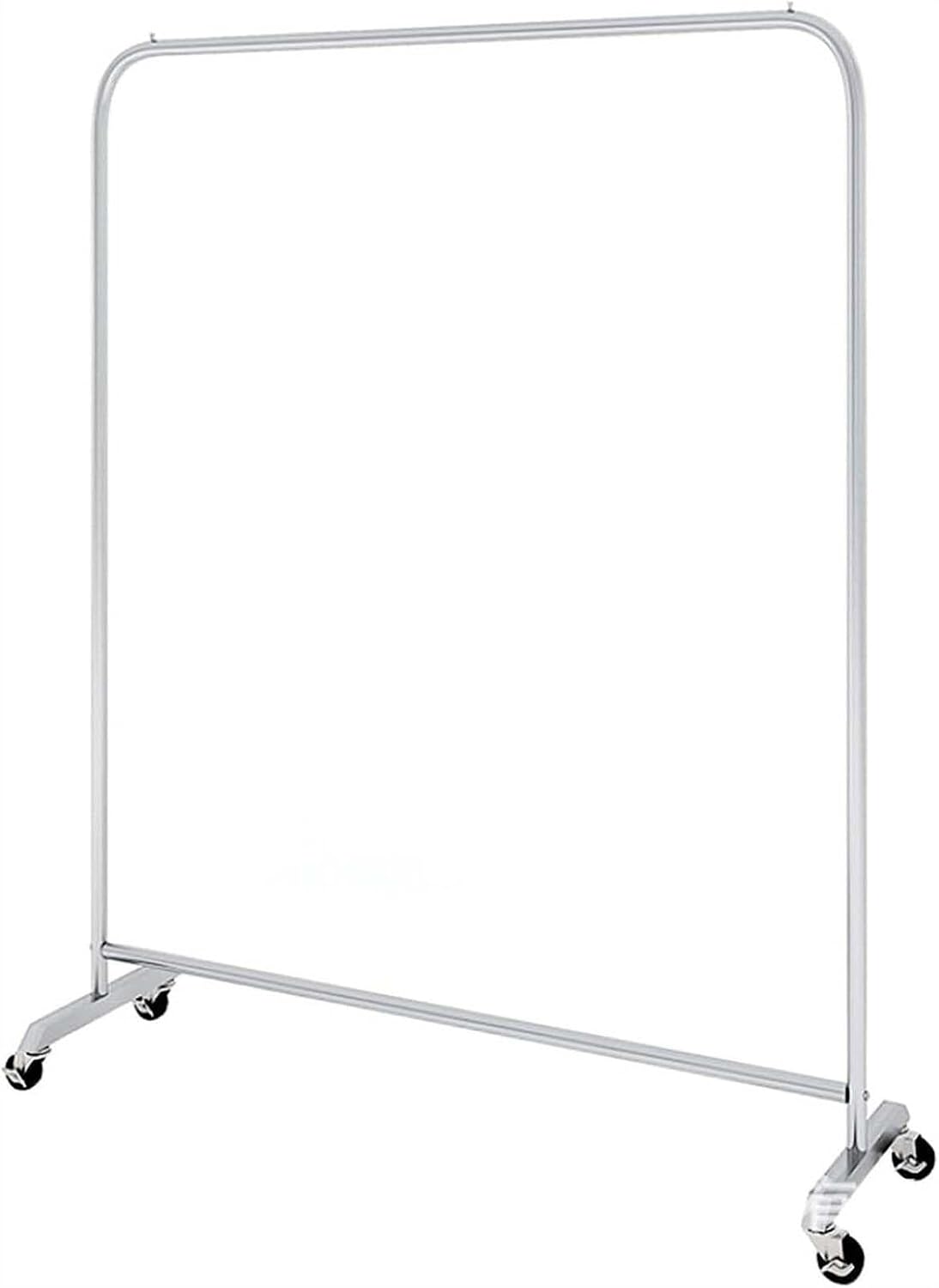 Clothes Rack Hat Rack Stainless Steel Hanger Garment Rack Heavy Duty Clothes Rack for Hanging Clothes Retail Display Clothing Movable Hanger Suitable for Commercial Boutique (Silver 120CM)