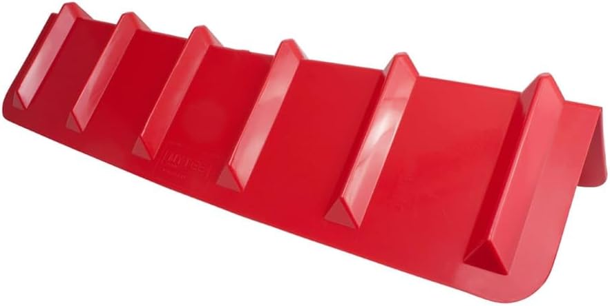 Mytee Products 10 Pack Red Flatbed Edge Protectors - 8' x 8' x 36' | V Shaped Winch Ratchet Straps Plastic Corner Protector for Flatbed Cargo Load