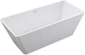 67 in. Rieti Freestanding Bathtub Glossy White