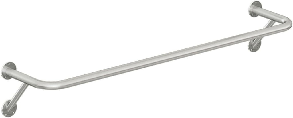 Clothing Rack Wall Mounted Garment Rack, Heavy Duty Stainless Steel Creative Clothes Rail Hanging Rod, Boutique Clothes Store Display Shelf, 8 Size,120cm