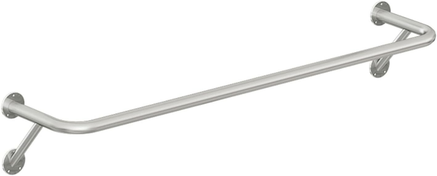 Clothing Rack Wall Mounted Garment Rack, Heavy Duty Stainless Steel Creative Clothes Rail Hanging Rod, Boutique Clothes Store Display Shelf, 8 Size,120cm