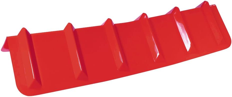 Mytee Products 10 Pack Red Flatbed Edge Protectors - 8' x 8' x 36' | V Shaped Winch Ratchet Straps Plastic Corner Protector for Flatbed Cargo Load