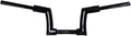 Gloss black 6' 8'10'12' Rise 2' Fat Ape Hanger Handlebar 1.25' Clamp Handle Bar Compatible with Harley Softail Sportster Dyna practical(Gloss Black 8 inch)