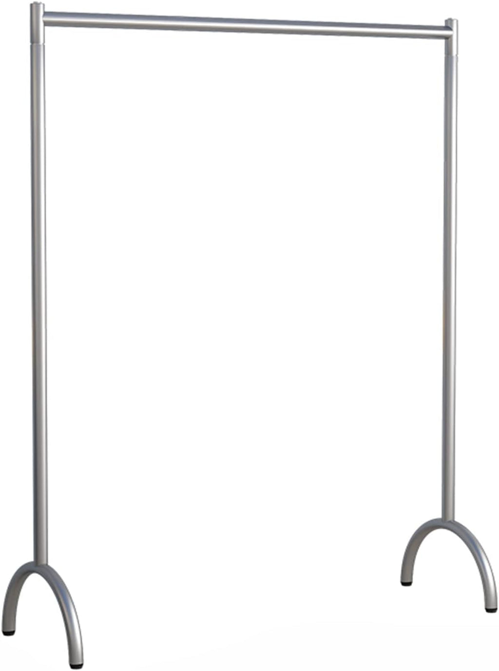 Clothing rack Modern Silver Clothing Rack Heavy Duty Stainless Steel Garment Rack Retail Clothing Displa Rack Sturdy And Durable Clothes Rail,One Color 80x40x150cm