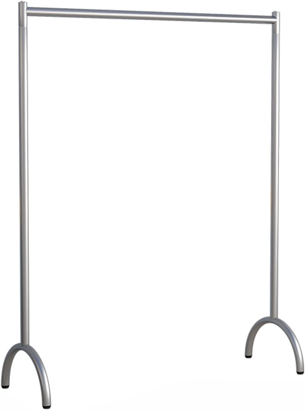 Clothing rack Modern Silver Clothing Rack Heavy Duty Stainless Steel Garment Rack Retail Clothing Displa Rack Sturdy And Durable Clothes Rail,One Color 80x40x150cm