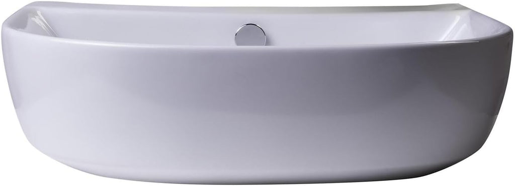 HomeStock Wooden Bathtub 59 Inch Freestanding Soaking Tub with Tub Filler