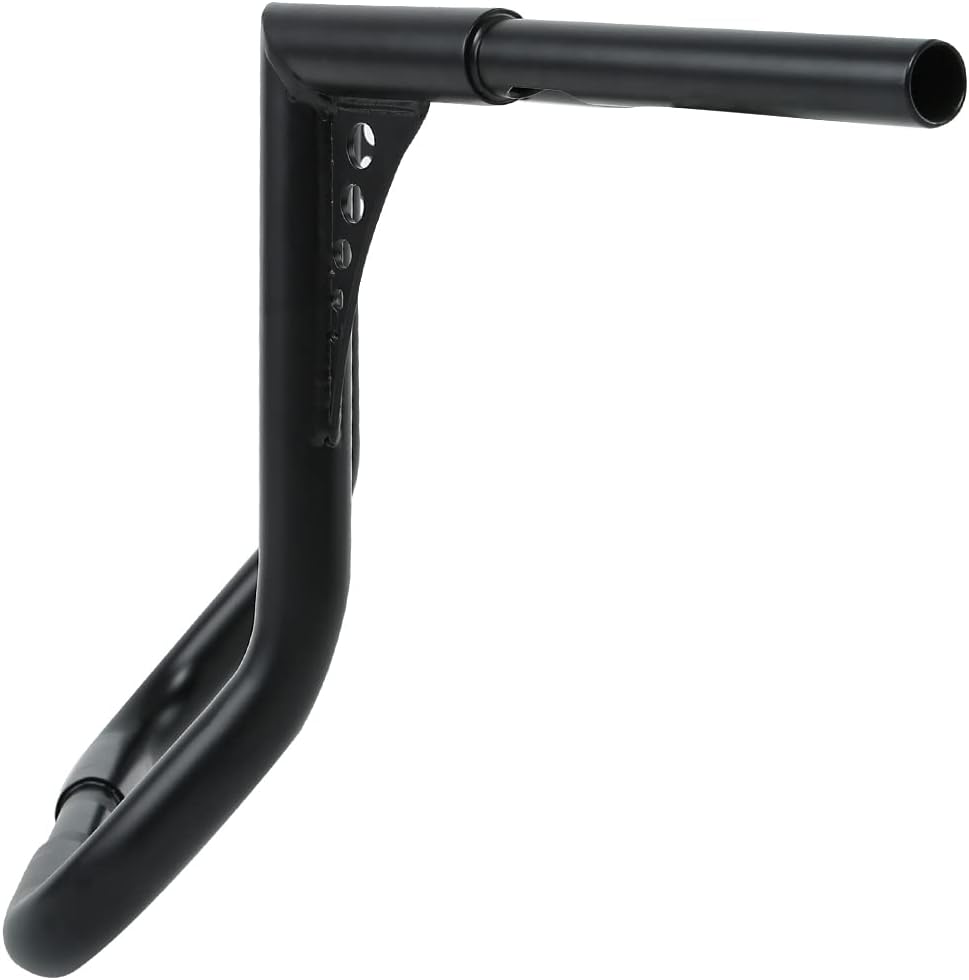 TCT-MOTORPARTS Black 14' Rise Ape Hangers Bars 1-1/4' Handlebars Fit for Harley Touring Electra Street Glide, Ultra Limited and Tri Glide models, Dressers, Baggers
