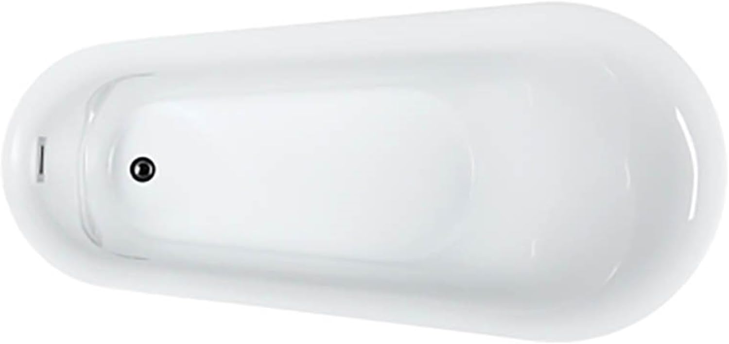 BA6519 Arezzo 67 inch Freestanding Bathtub in Glossy White