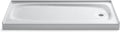 KOHLER K-9054-0 Salient 60-Inch x 30-Inch Single-Threshold Shower Base with right hand drain, White