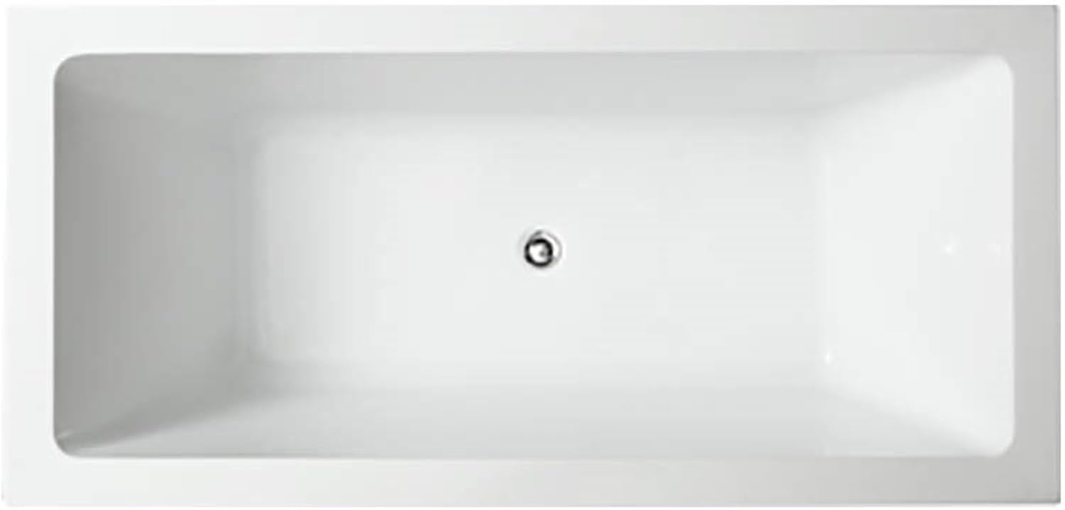 BA6825 Livorno 59 inch Freestanding Bathtub in Glossy White