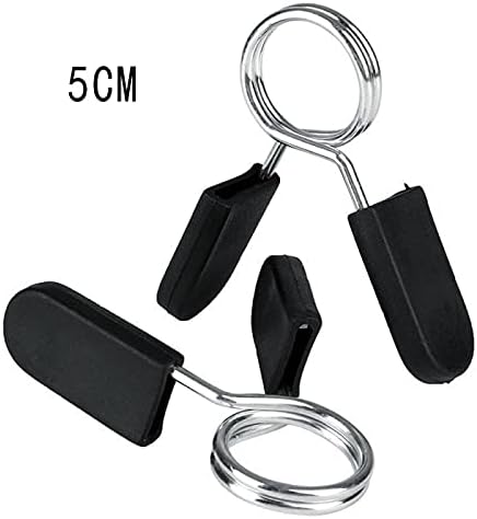 2Pcs 28/30/50MM Collars Barbell Collar Lock Dumbell Clips Clamp Weight Lifting Bar Gym Dumbbell Fitness Body Building (Size : 5cm) (5cm)