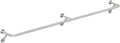 Clothing Rack Wall Mounted Garment Rack, Heavy Duty Stainless Steel Creative Clothes Rail Hanging Rod, Boutique Clothes Store Display Shelf, 8 Size,150cm
