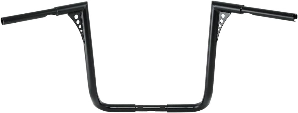 TCT-MOTORPARTS 18' Rise Ape Hangers Bars 1-1/4' Handlebars Fit for Harley Touring Electra Street Glide, Ultra Limited and Tri Glide models, Dressers, Baggers