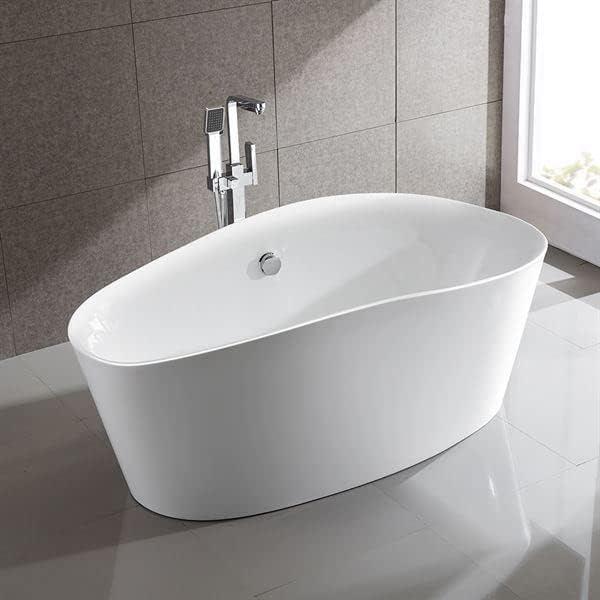 Grasse 67 inch Freestanding Bathtub in White
