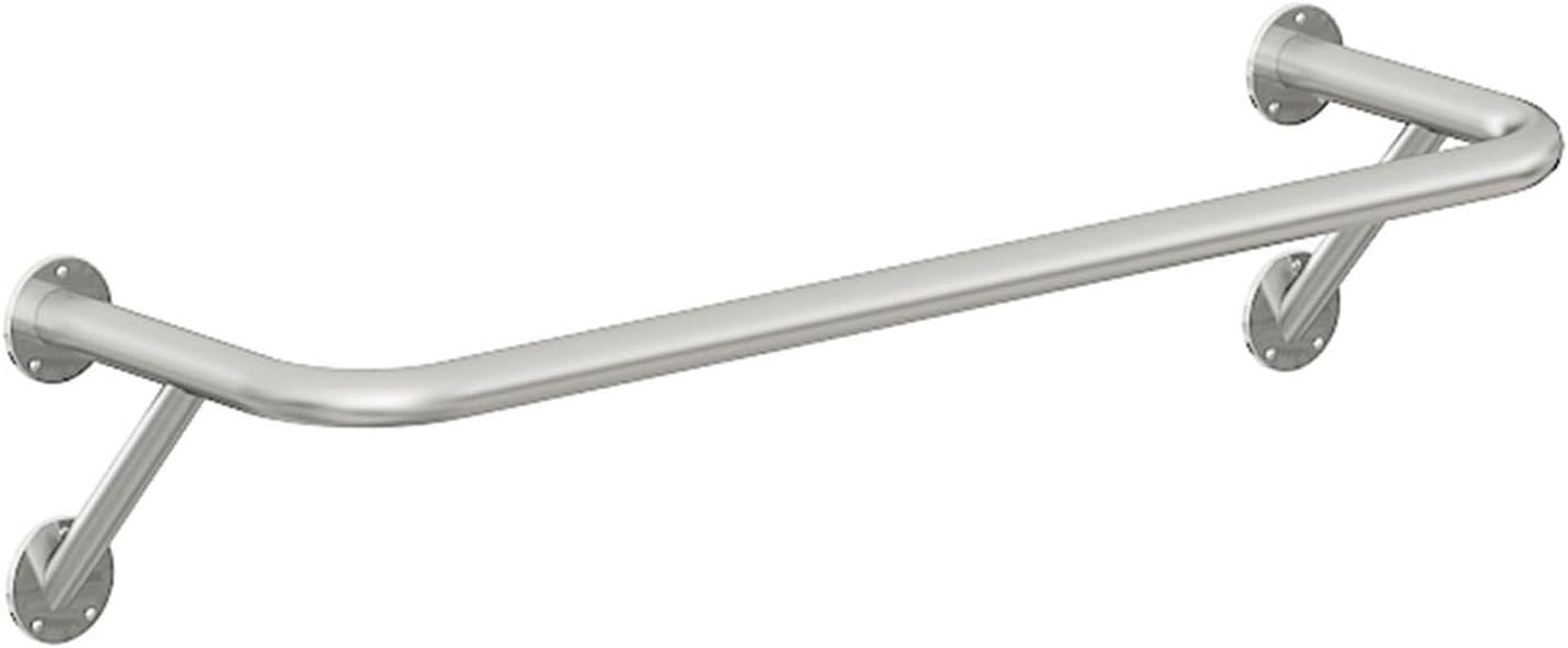 Clothing Rack Wall Mounted Garment Rack, Heavy Duty Stainless Steel Creative Clothes Rail Hanging Rod, Boutique Clothes Store Display Shelf, 8 Size,80cm