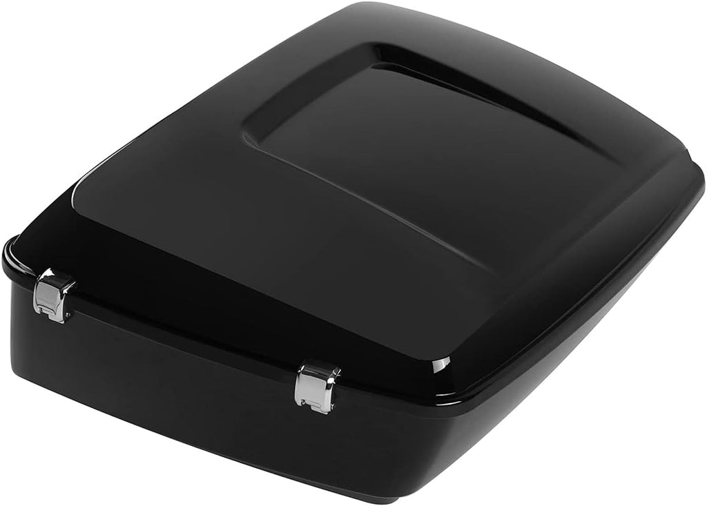 TCMT 13.7' King Motorcycle Trunk Box Fits For Harley Davidson 2014-2025 Touring CVO Road King Road Glide Street Glide Electra Glide Ultra Limited Pack