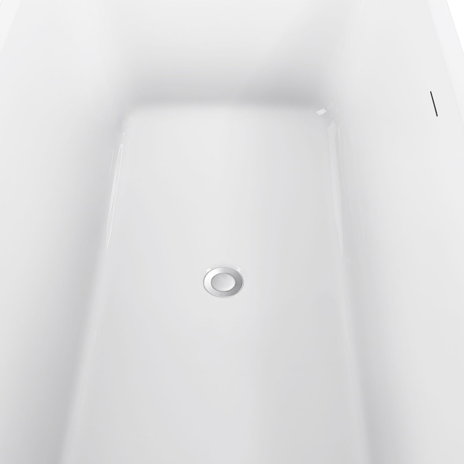 67' 100% Acrylic Freestanding Bathtub??Contemporary Soaking Tub??White Bathtub