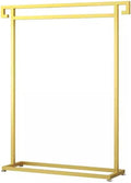 Clothing Display Rack, Floor Standing Garment Rack Heavy Duty Clothes Rack Used for Retail Clothing Stores (Gold 160x40x160cm)