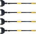 Mytee Products 4 Pack 8ft V Shaped Board Corner Protector Extension Handle - Edge Protector Pole for Flatbed, Adjustable Locking Clamps V Edge Sponge Hand Held Guards Handle