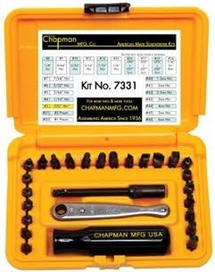 Chapman 7331 27-pc. Standard/Metric Ratchet Set