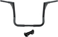 TCT-MOTORPARTS Black 14' Rise Ape Hangers Bars 1-1/4' Handlebars Fit for Harley Touring Electra Street Glide, Ultra Limited and Tri Glide models, Dressers, Baggers