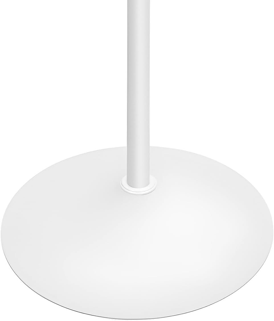 JOMCYDM Spiral Rotating Clothing Rack Heavy Duty Garment Rack Standing Scarf Holder 360 ° Metal Clothes Display Rack for Bedroom Living Room Retail Stores (White)