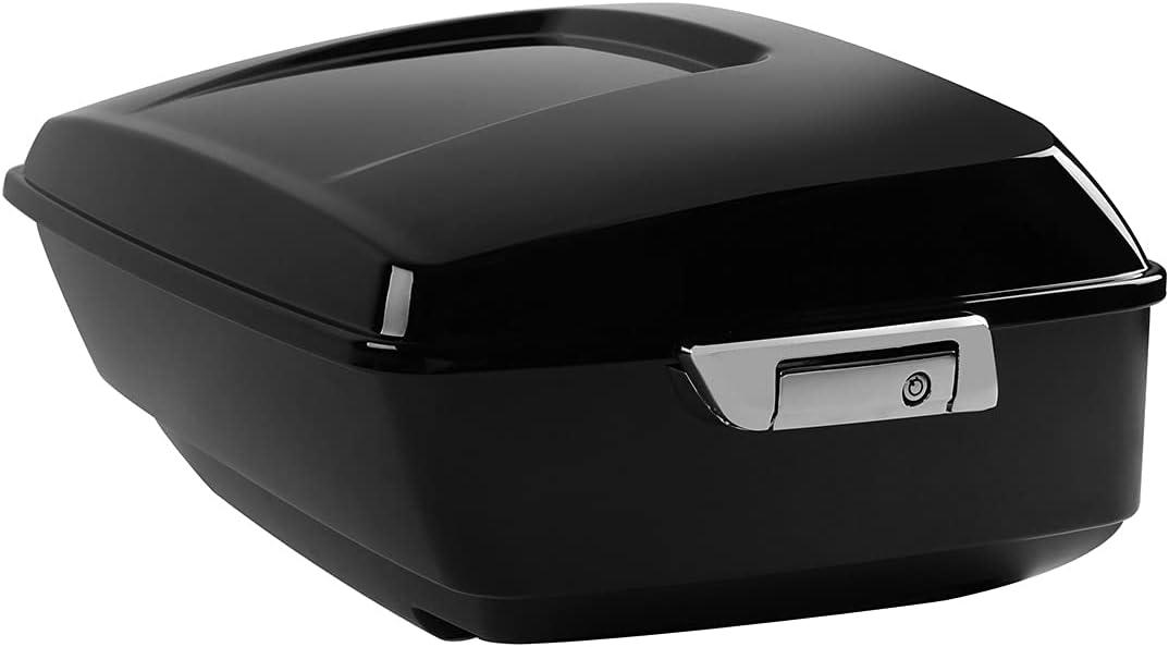 TCMT 13.7' King Motorcycle Trunk Box Fits For Harley Davidson 2014-2025 Touring CVO Road King Road Glide Street Glide Electra Glide Ultra Limited Pack